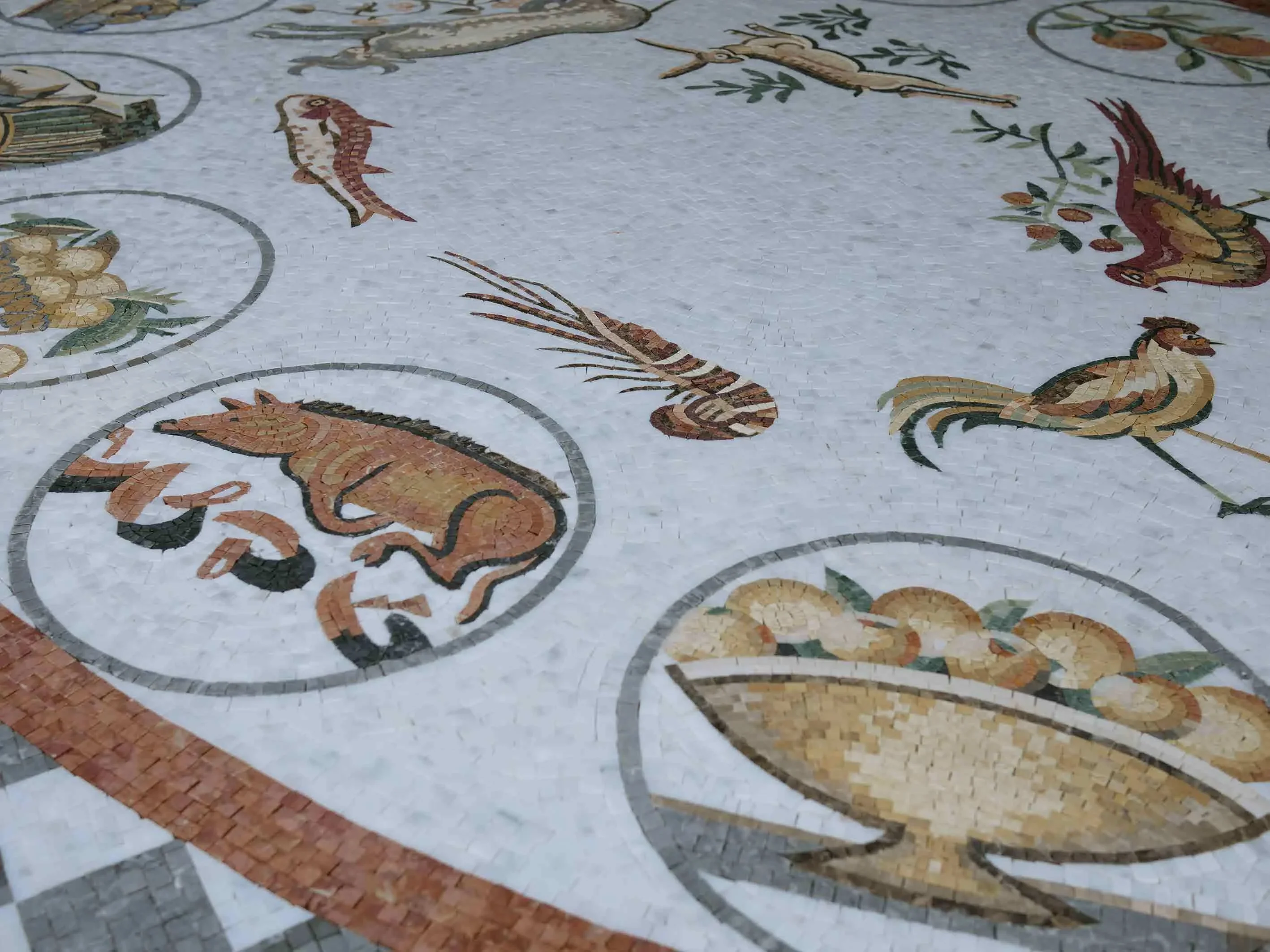 Ancient Mosaic - Ancient Animals & Food - Image 3