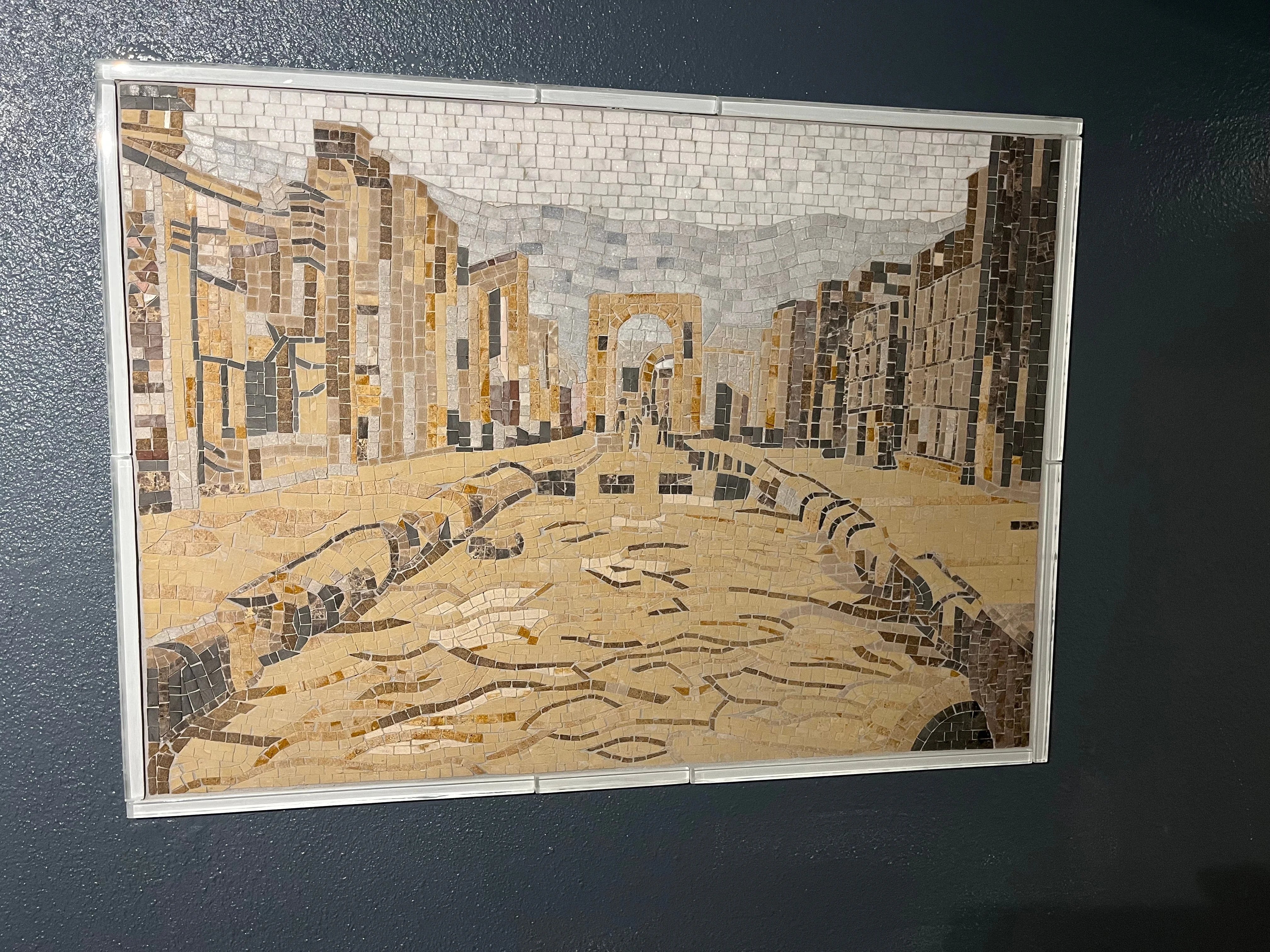 Marble Music Mural - Pompeii Mosaic | Luxury Handcrafted Art - Image 3
