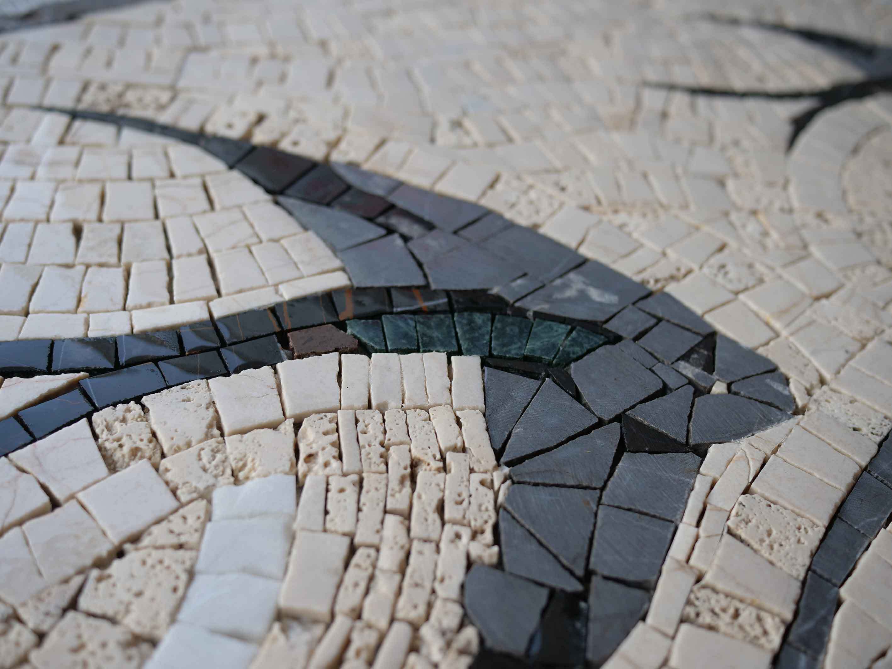 Bird Flight - Mosaic Tile Border Storm - Mesh Backing - Image 2