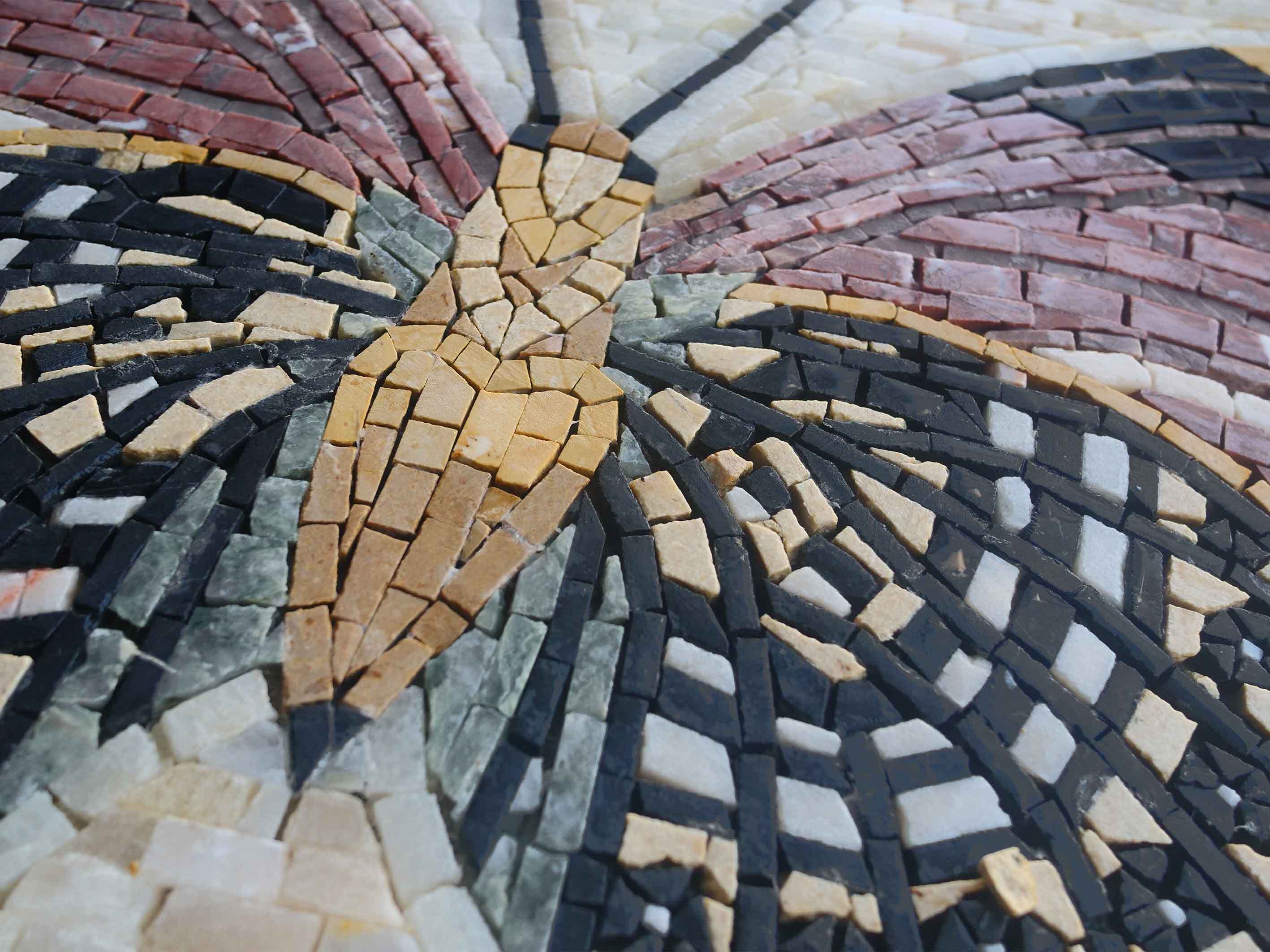 Mosaic Medallion - Butterfly Design - Image 2