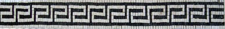 Meandros - Greek Keys Mosaic Border