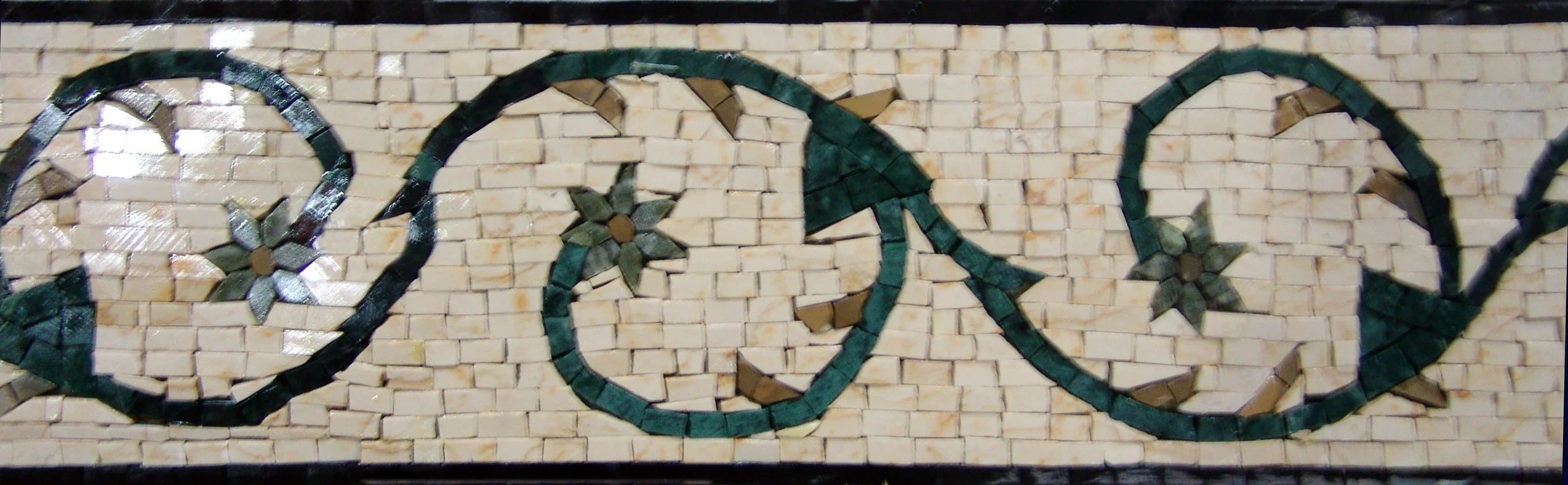 Blossoms - Floral Mosaic Border