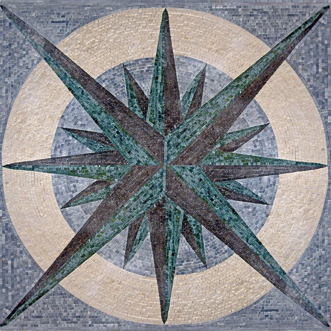 Thala - Compass Mosaic Design