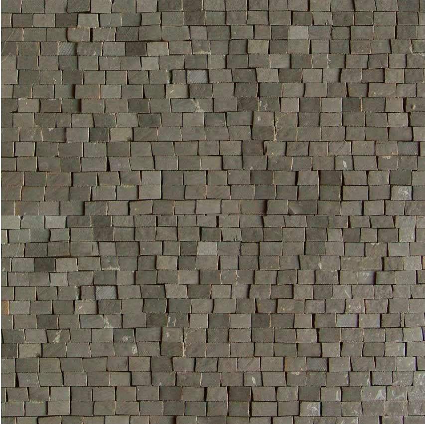 Geometric Block Pattern - Marble Art Deco Mosaic Sheet - Mesh Backing