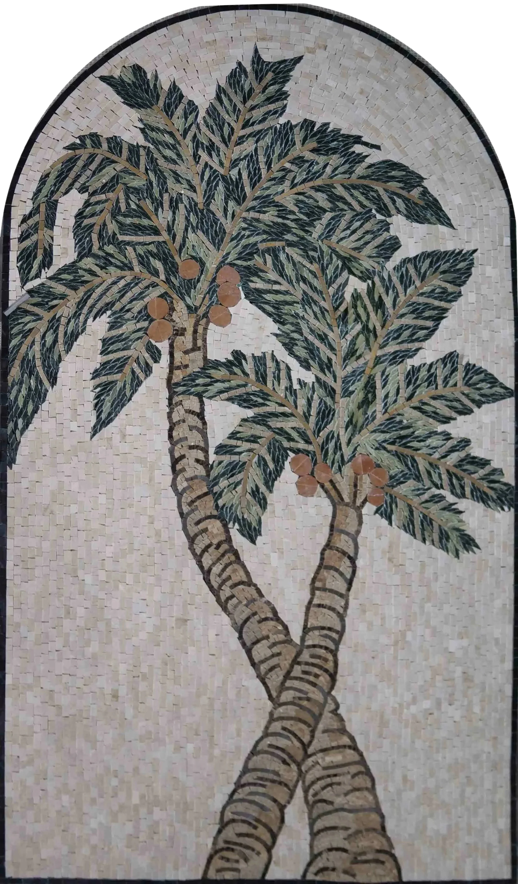 Mosaic Patterns - Palm In Arch