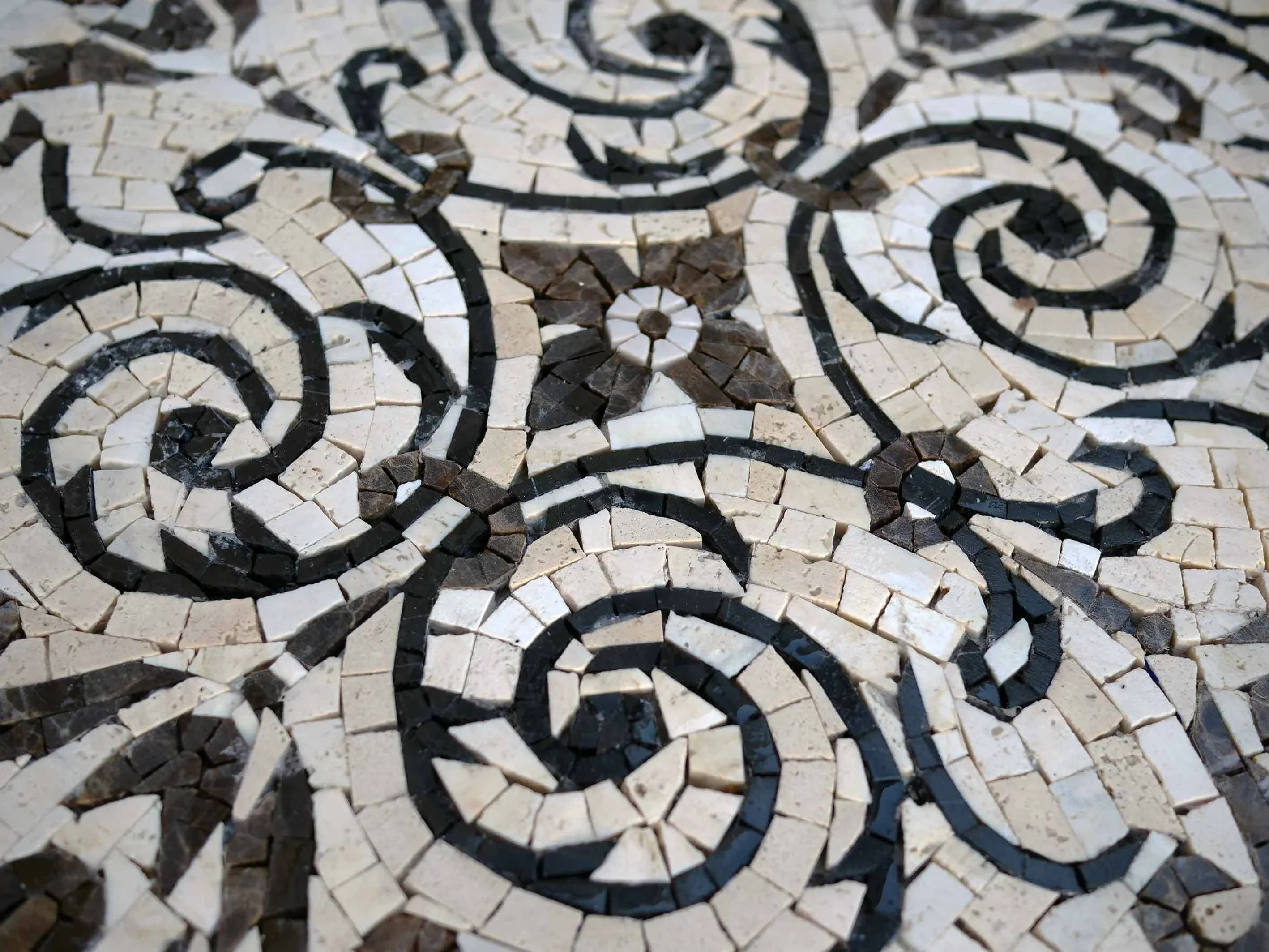 Arabesque Marble Rug-Inspired Mosaic - Image 3