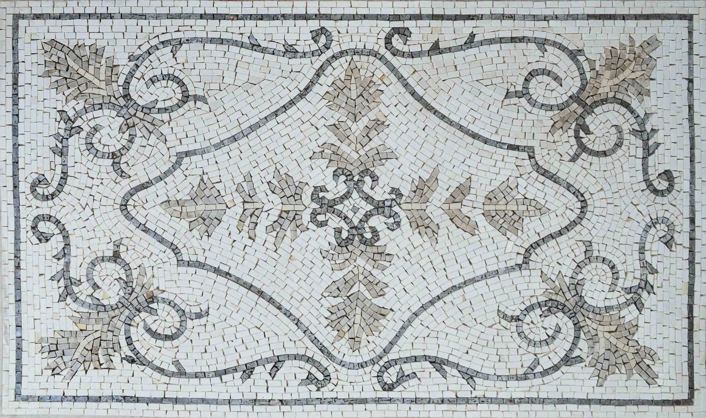 Pastel Decorative Mosaic Rug