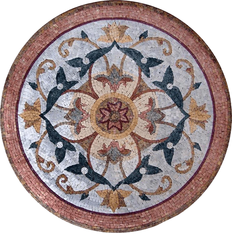Floral Mosaic Rondure - Kiera