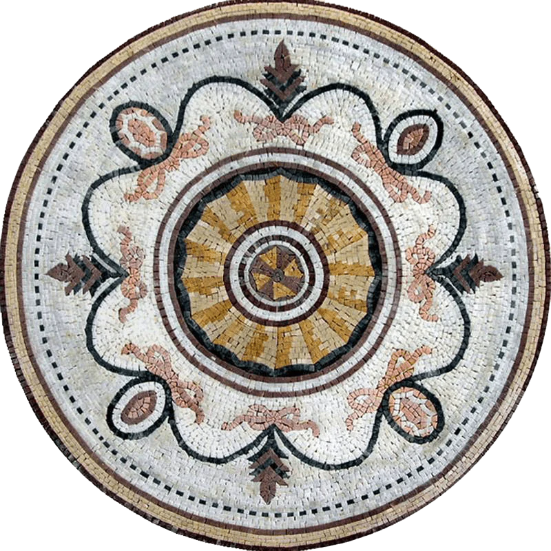 Flower Mosaic Rondure - Iva