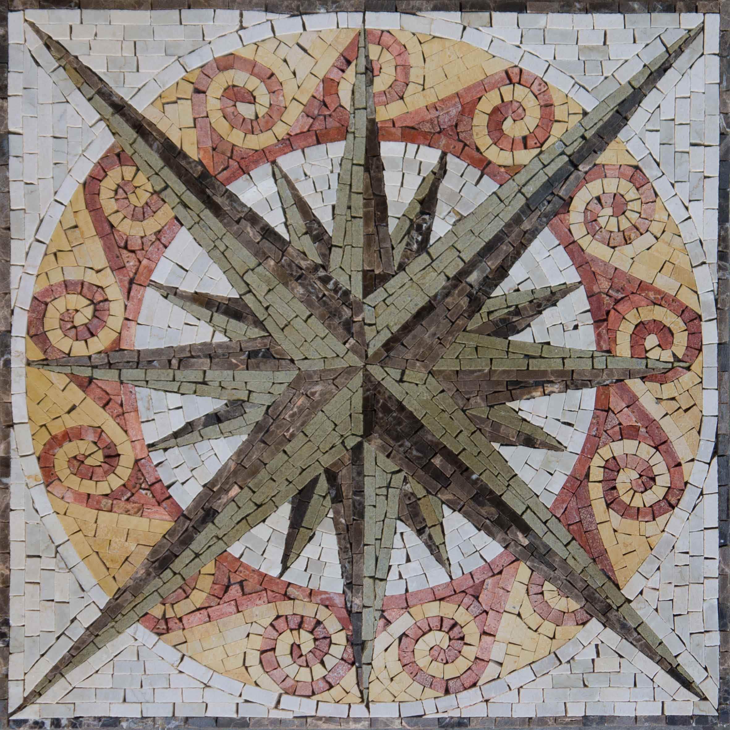 Vasilia - Compass Mosaic Design