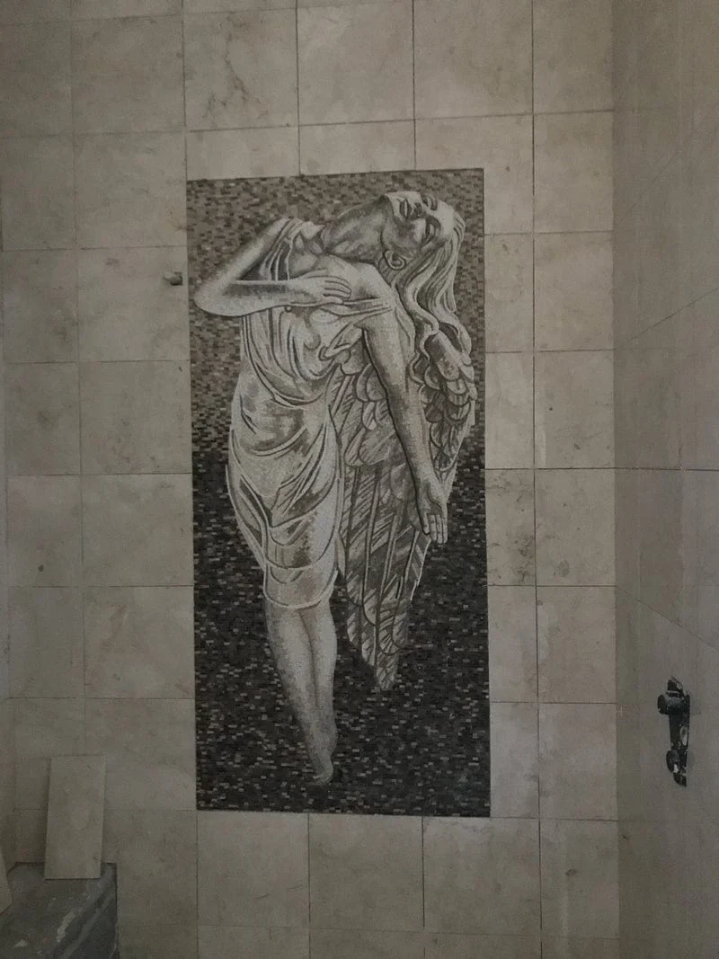 Greek Goddess Mosaic Tile Art - Image 2