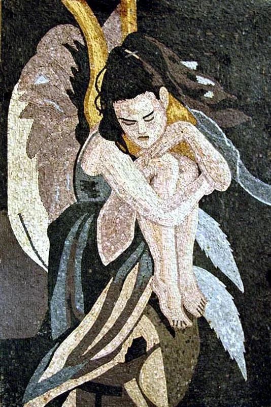 Fairy Flower - Marble Mosaic The - Mesh Backing