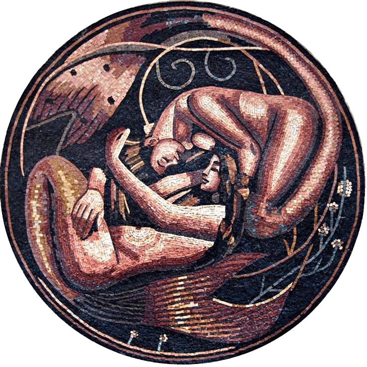 Mermaids Mosaic Fantasy Art