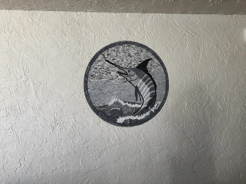 Gray Sword Fish Mosaic - Image 2