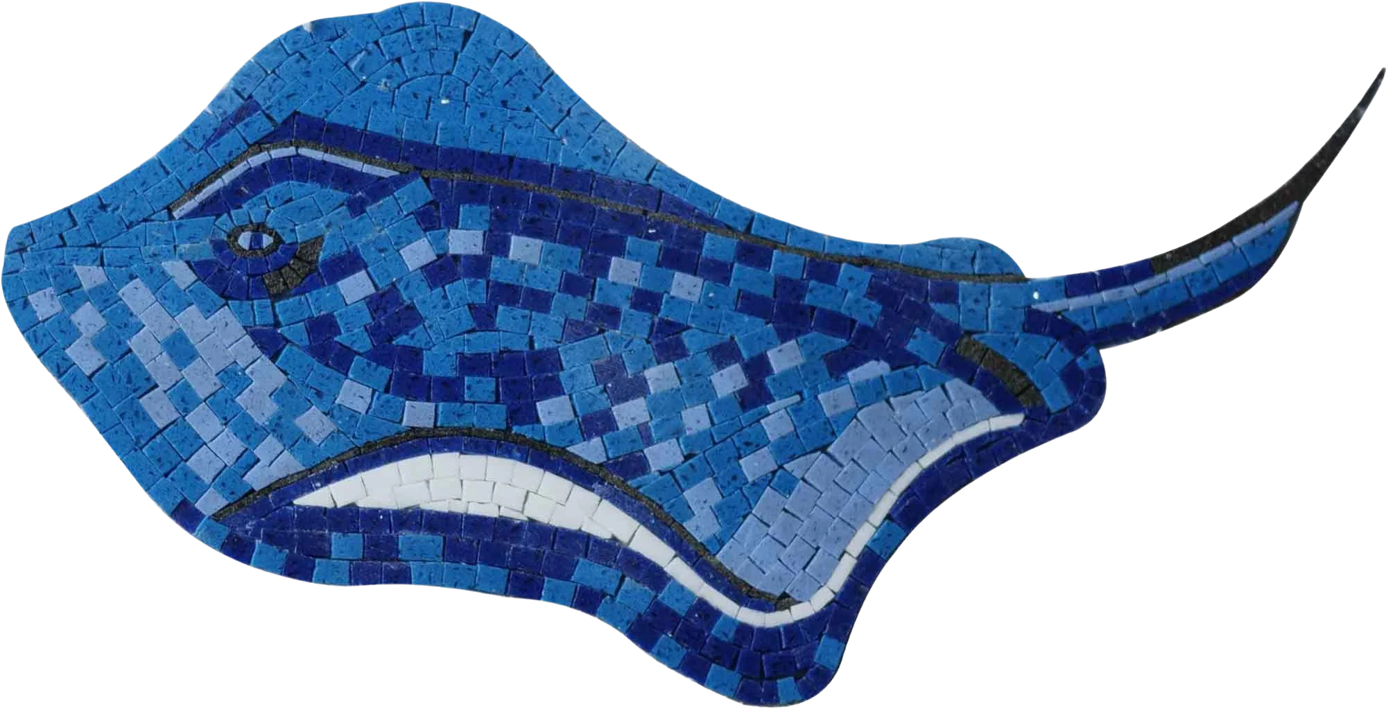 Stringray Fish - Mosaic Art