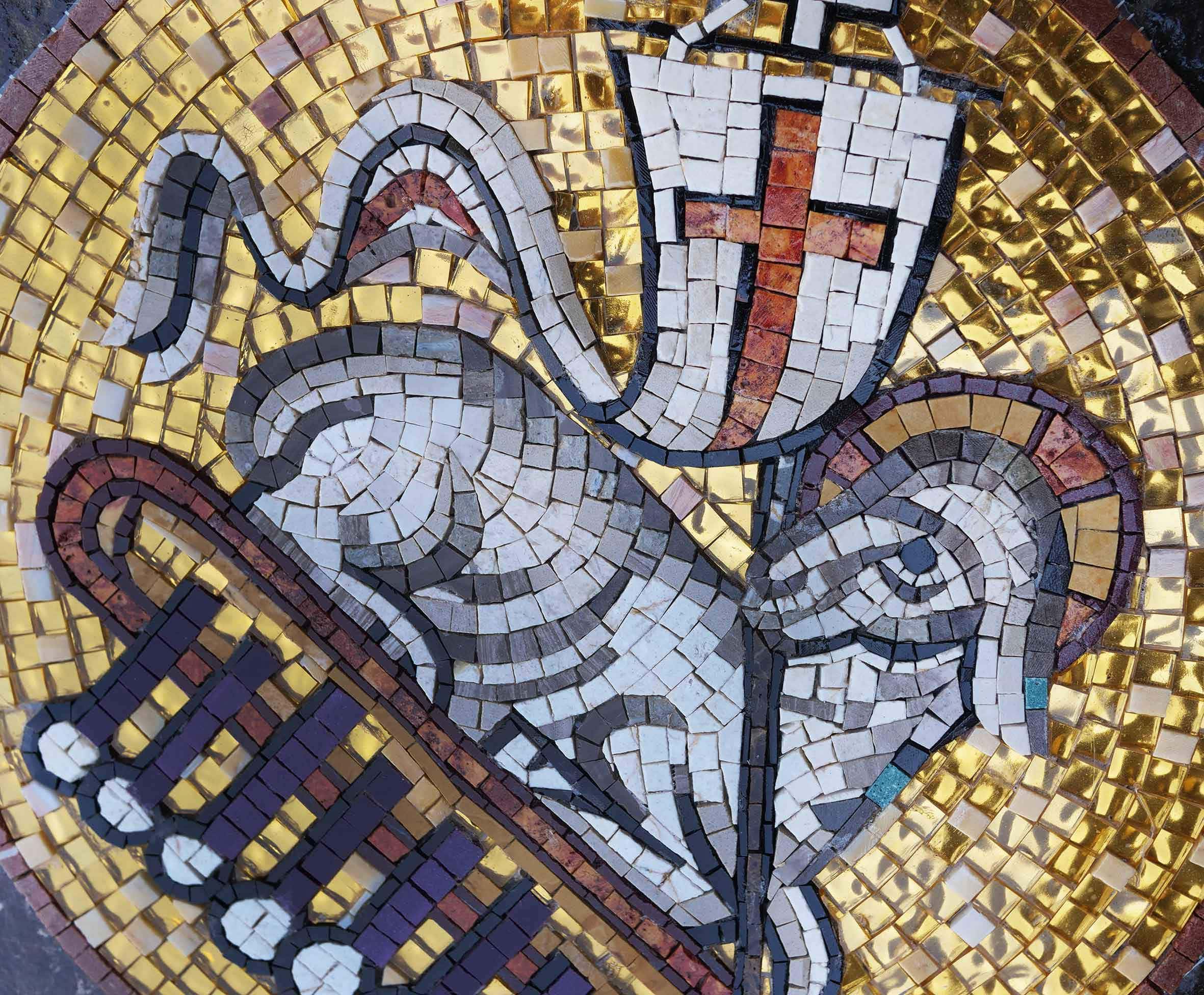 Lamb of God - Mosaic Art | Luxury Handcrafted Religious Mosaic - Image 2