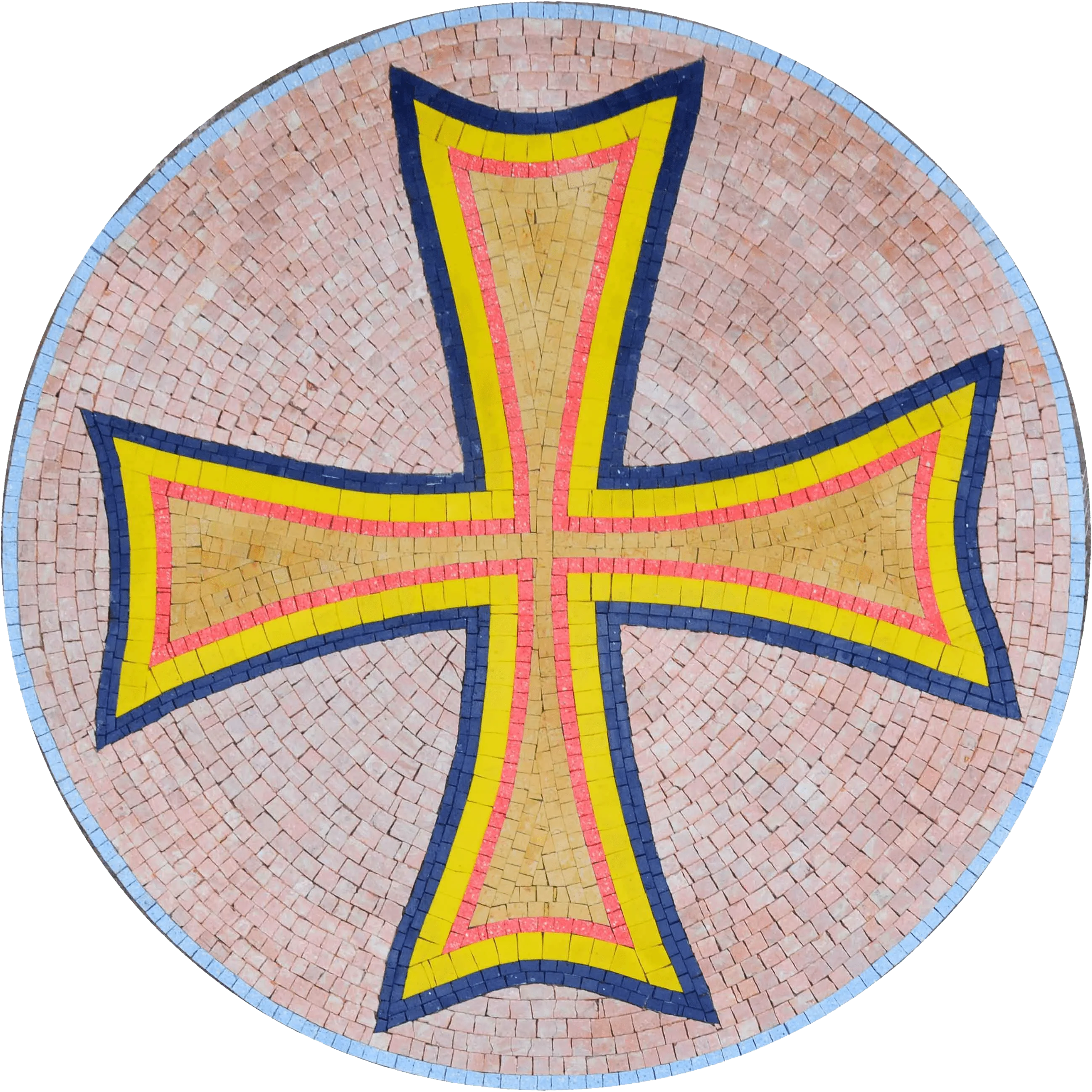 Mosaic Medallion - Cross pattee