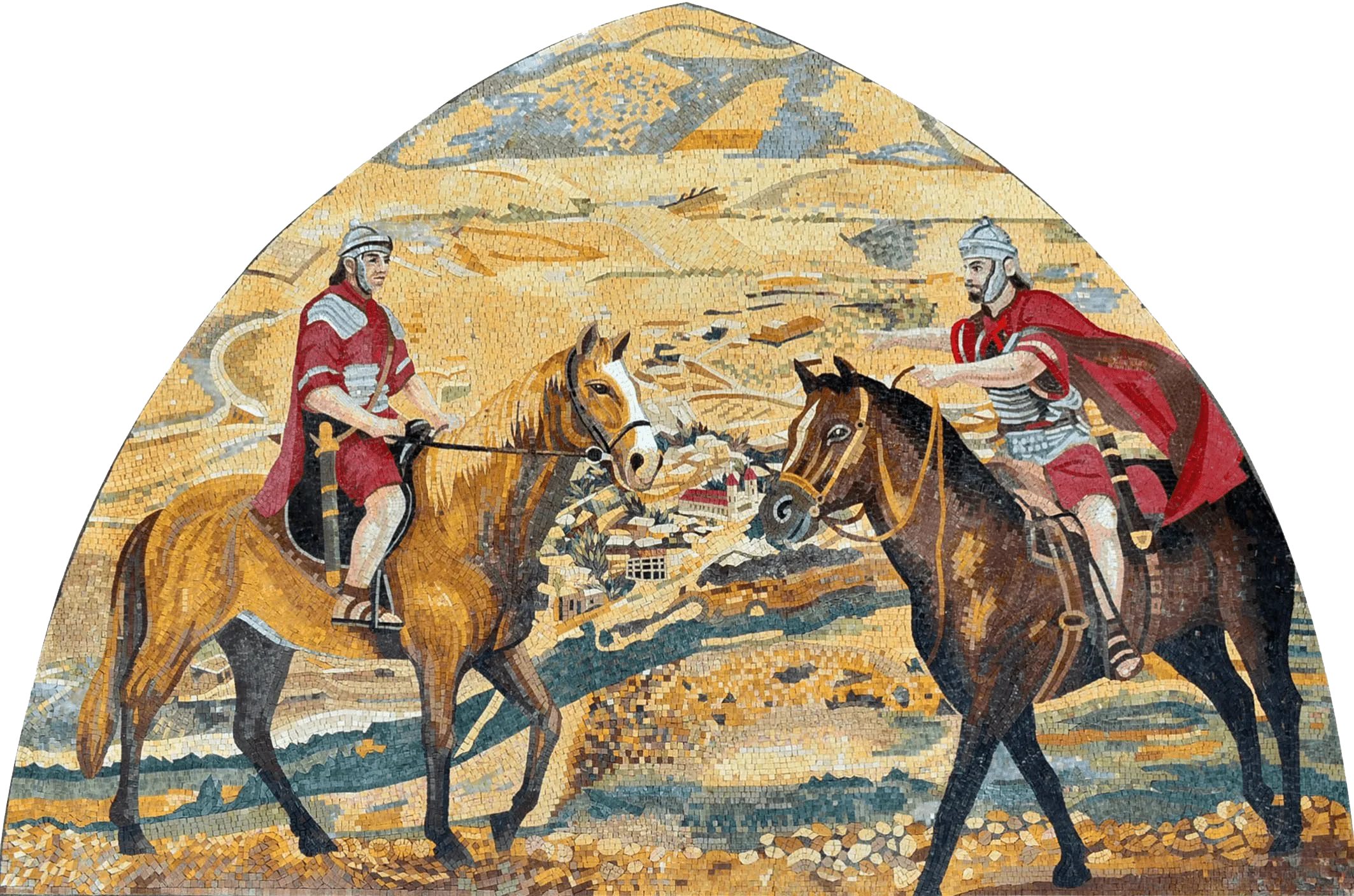 Sarkis And Bakhos - Marble Mosaic - Mesh Backing