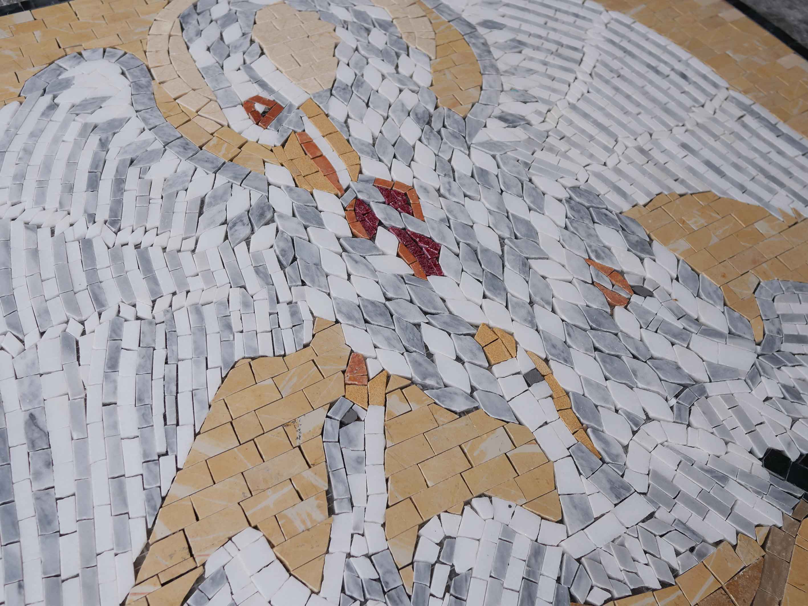 The Marvelous Pelican - Christian Mosaic Art - Image 2