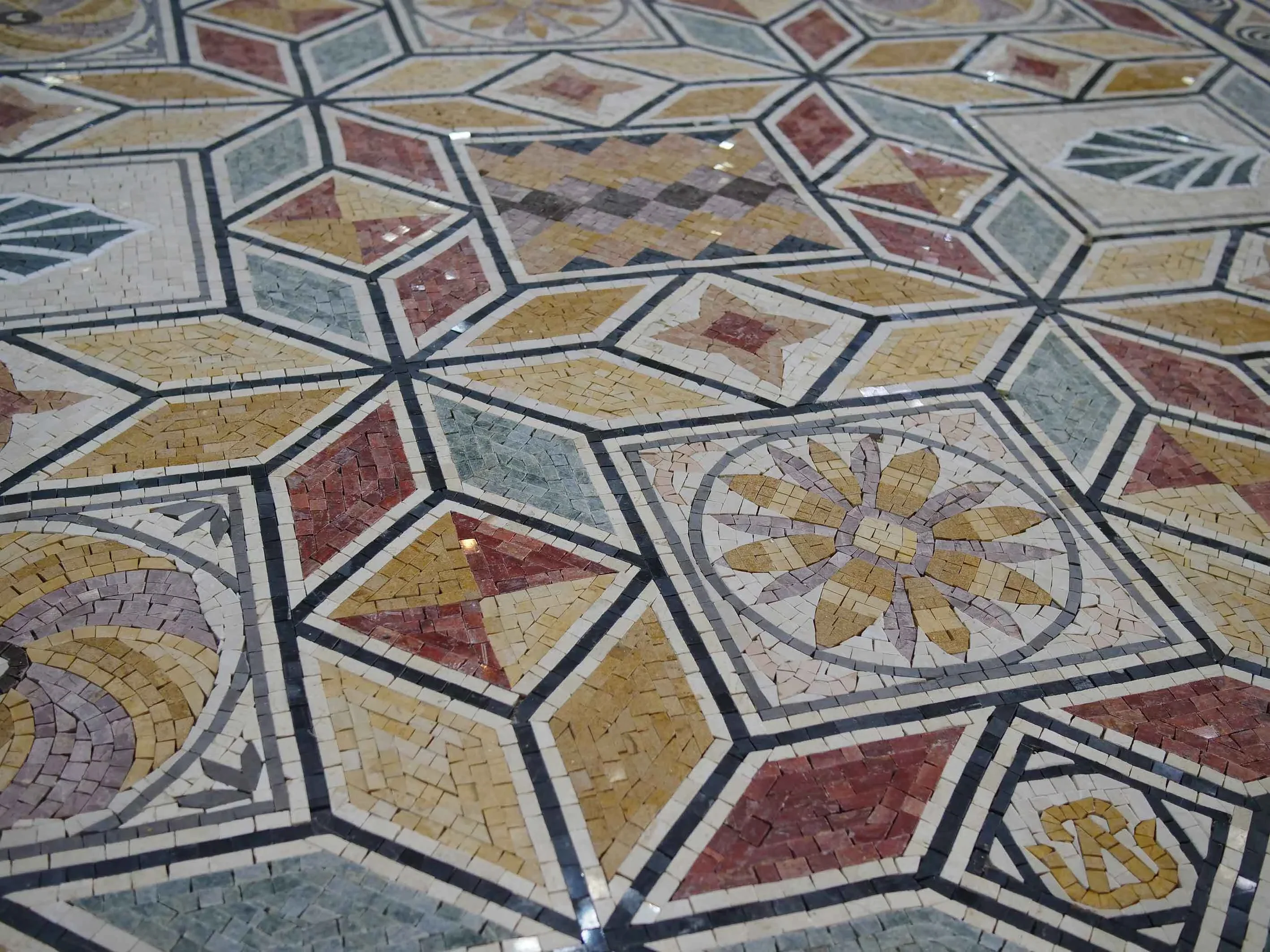 Ancient Mosaic - Greek Borders & Geometric Shapes - Image 2