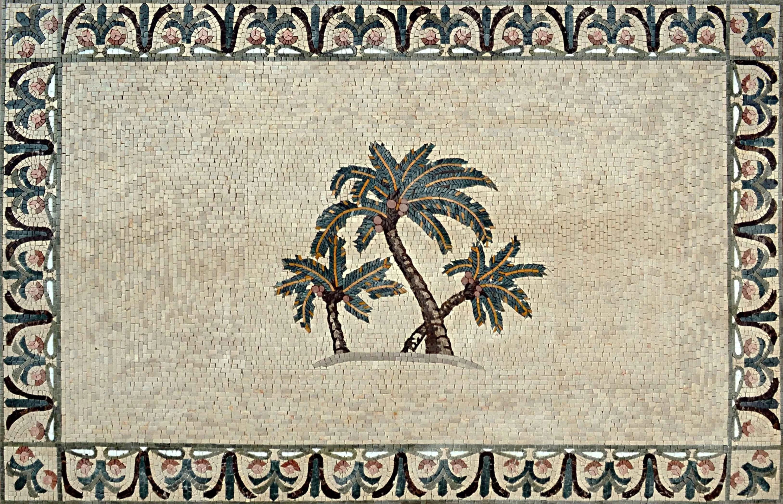 Palm Trees - Mosaic Tile Patterns