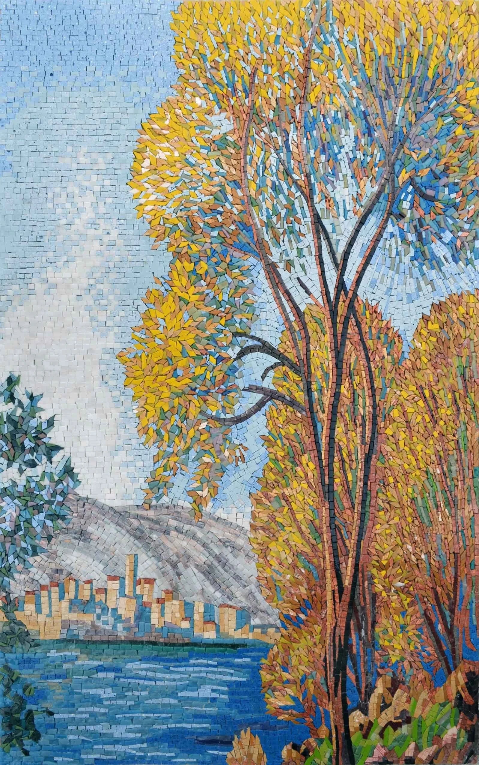 View The Salis Reproduction - Smalti Mosaic Art - Mesh Backing