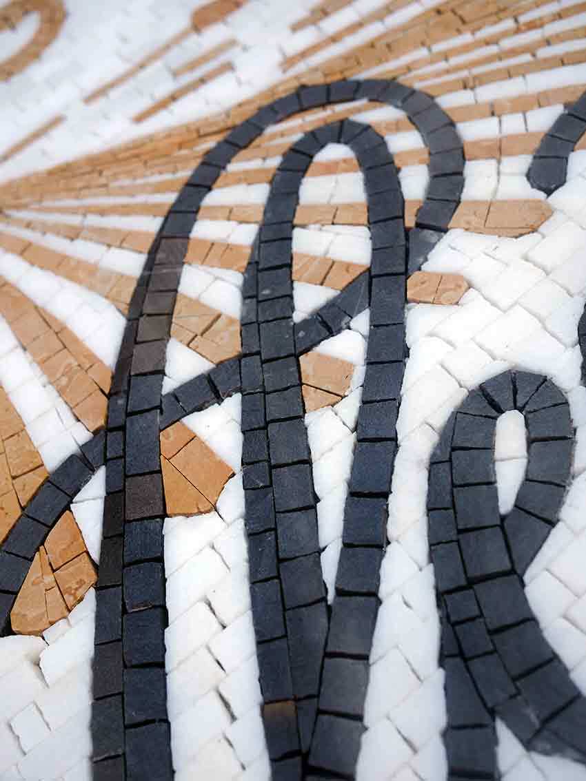 The Collective Script - Home Renovations Mosaic Landscape Art With - Mesh Backing - Image 2