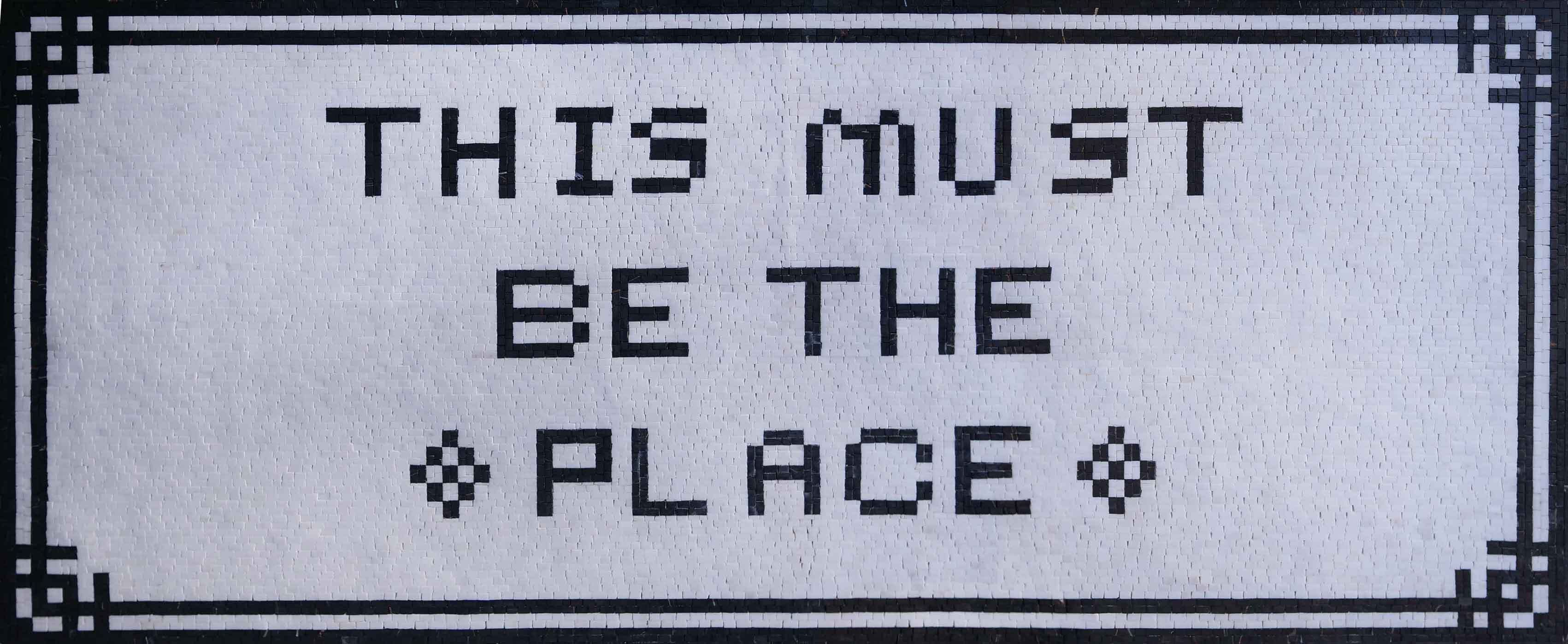 Geometric Art Place - Marble Mosaic Decoration This Must The - Mesh Backing
