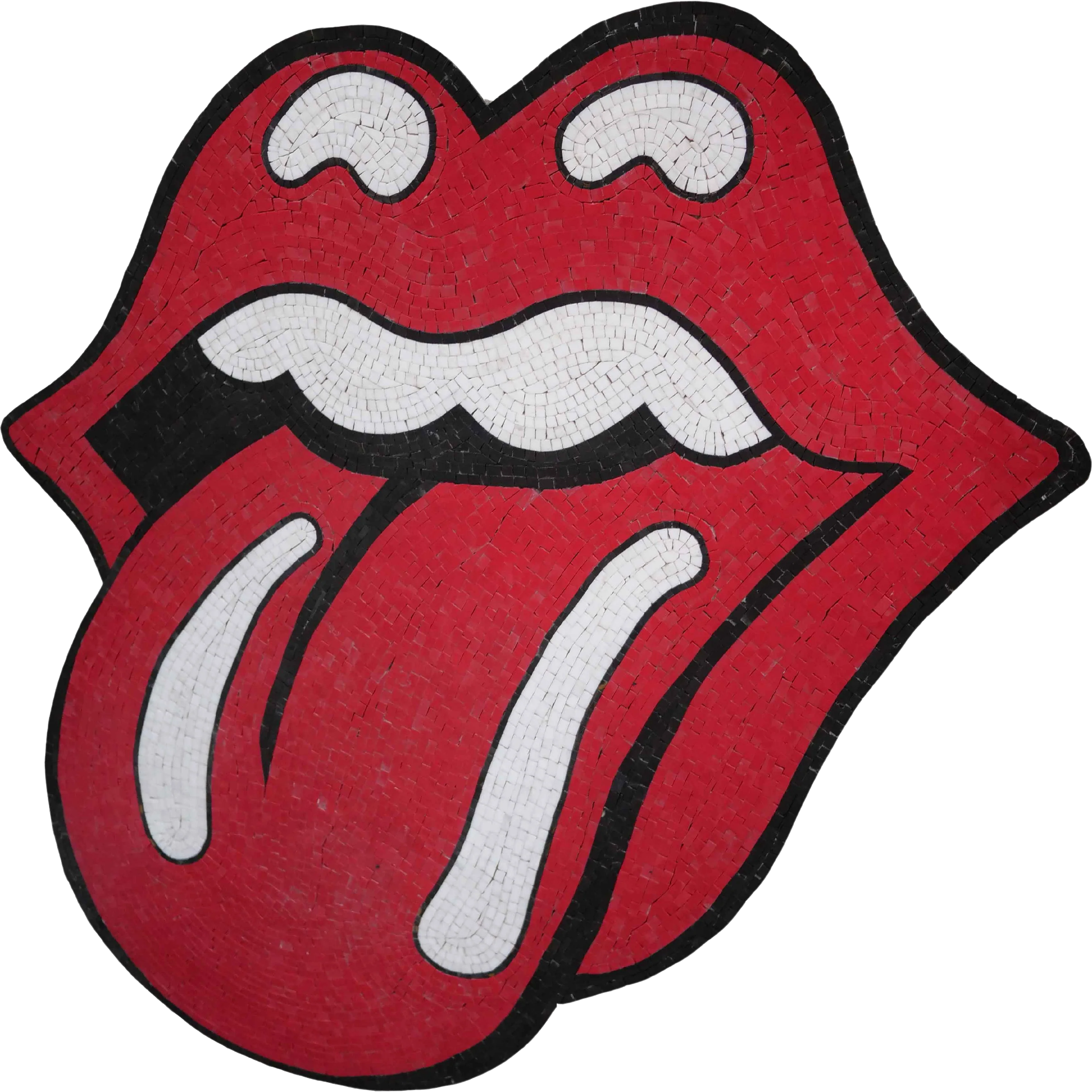 Mosaic Logo - Rolling Stones Band | Luxury Handcrafted Stone Art