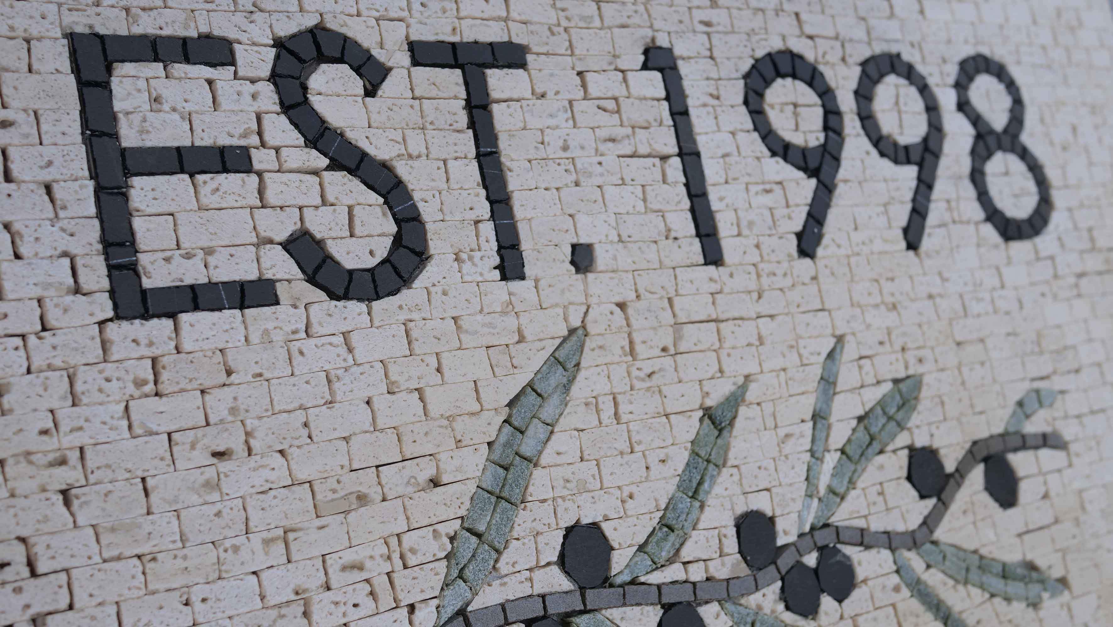 Olive Tree Branch - Custom Logo Mosaic - Image 2